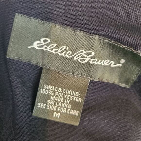 Eddie Bauer Gray Zip Up Windcutter Jacket Med - Picture 11 of 11